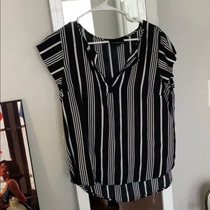 Blouse Black and white